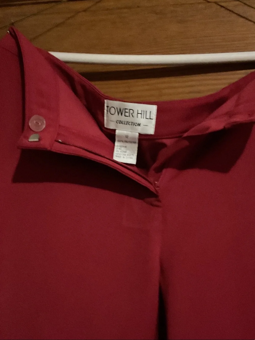 Tower Hill Red & White Plaid Blazer Coat & Red Pants Set